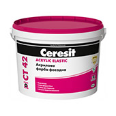 Ceresit CT 42 ACRYLIC ELASTIC Фасадная акриловая краска (10л)