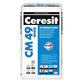 Ceresit CM 49 White Клеящая смесь S2 Premium Flexible (25 кг)