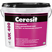 Ceresit UK 400 клей для ПВХ и текстильных покрытий (14кг)