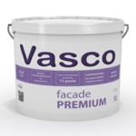 Vasco Facade Premium - силиконовая фасадная краска (9л)