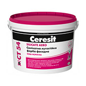 Ceresit CT 54 SILICATE AERO Силикатная фасадная краска (10л)