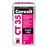 Ceresit CT 35 Короед штукатурка зерно 2,0 мм серая (25кг)
